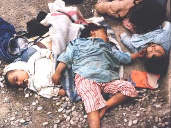 Mass Murder in West Beirut, September 1982. Every victim as innocent as the Nazi's victims. 