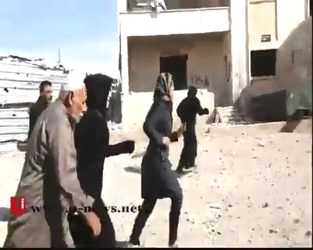 Displaced families returned to what is left of their homes following the Syrian Army victory there in early November following months of desperate close quarters urban combat. 
